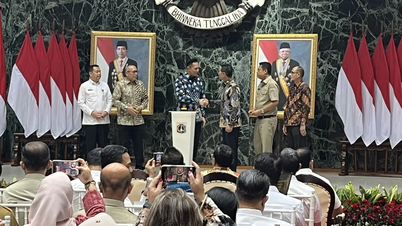 AHY Sambangi Balai Kota DKI Jakarta