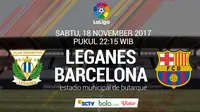 La Liga Leganes vs Barcelona (Bola.com/Adreanus Titus)