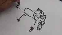 Video Ini Ungkap Bagaimana Orang Buta Menggambar