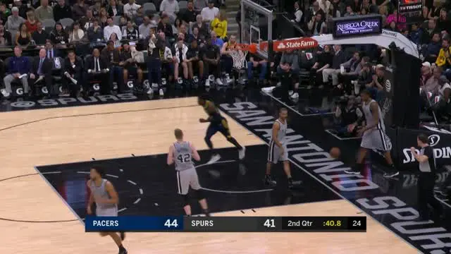 VIDEO : GAME RECAP NBA 2017-2018, Pacers 94 vs Spurs 86