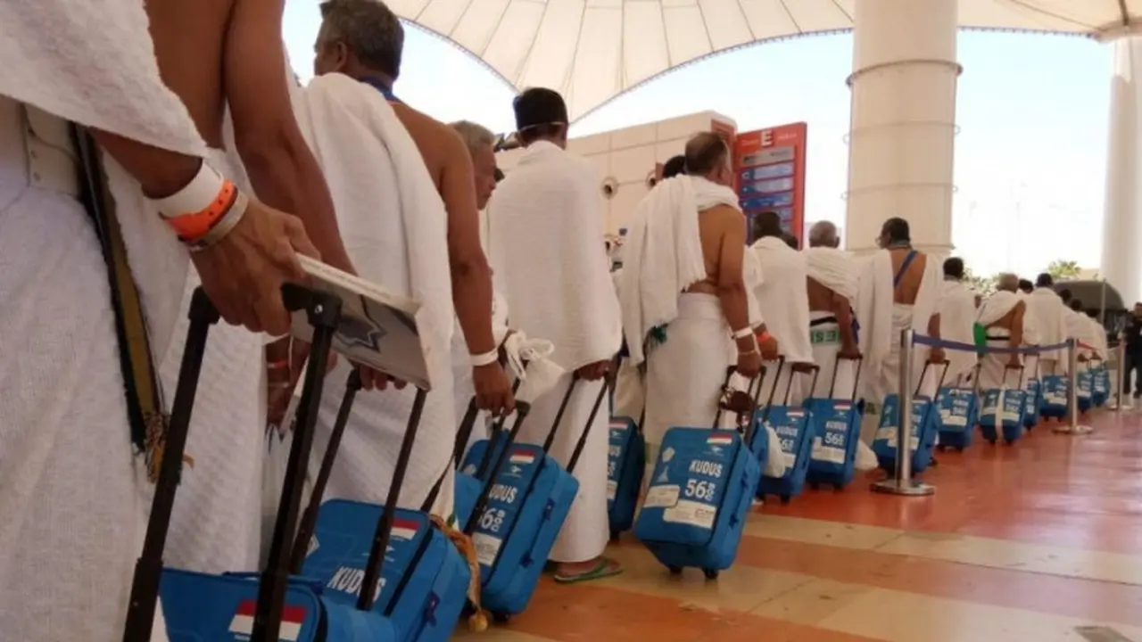 Jemaah Calon Haji Indonesia Tiba di Tanah Suci
