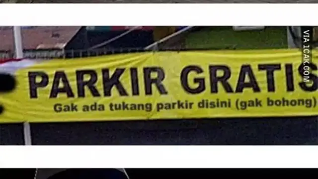 6 Tulisan Soal Tarif Parkir di Minimarket, Ada yang Gratis dan Tidak