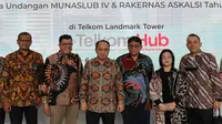 Menteri Komunikasi dan Informatika (Menkominfo) Budi Arie Setiadi menghadiri Musyawarah Luar Biasa (Munaslub) IV dan Rapat Kerja Nasional (Rakernas) Asosiasi Penyelenggara Sistem Komunikasi Kabel Laut Seluruh Indonesia (ASKALSI) di Telkom Landmark Tower, Jakarta, Rabu (6/12) (Istimewa)