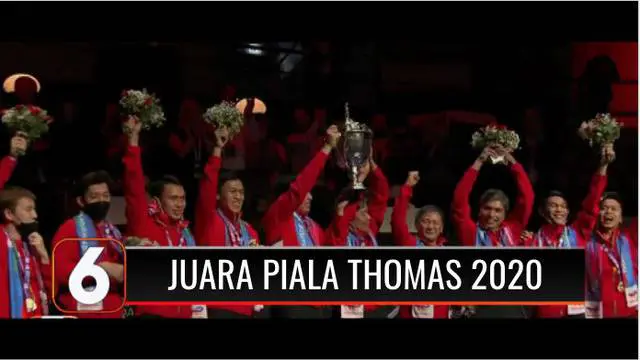 Kemenangan Jonathan Christie yang tampil pada partai ketiga final Piala Thomas melawan China, membuat Indonesia menjadi juara Piala Thomas 2020. Ironisnya Indonesia menjadi juara, tanpa bisa mengibarkan bendera merah putih.