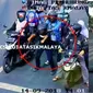 aksi pengendara motor di lampu merah (foto: Brilio)