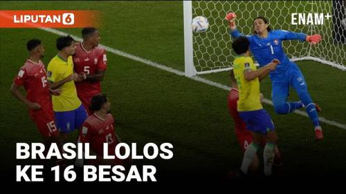 VIDEO: Highlights Piala Dunia 2022, Brasil Bungkam Swiss 1-0