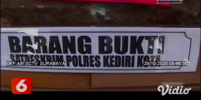 VIDEO: Polisi Tangkap Komplotan Pencuri Relief Makam di Kota Kediri