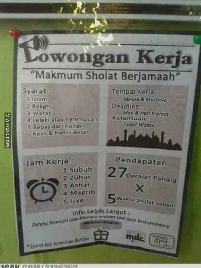 6 Syarat Lowongan Kerja Ini Unik Banget, Bikin Pelamar Senyum Tipis
