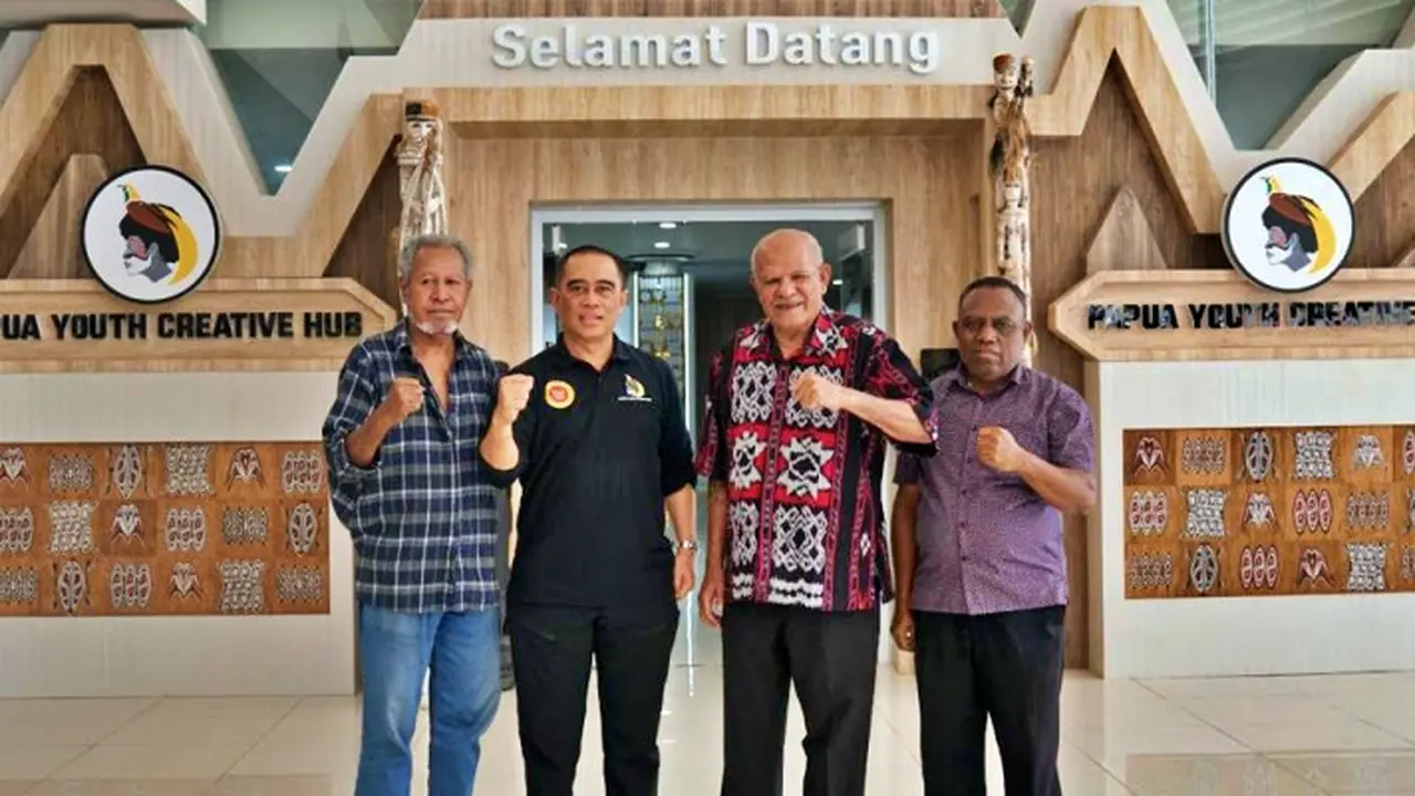 Para tokoh masyarakat adat Papua menyatakan keberadaan Gedung Papua Youth Creative Hub (PYCH) akan menjadi peradaban baru bagi anak muda Papua (Istimewa)