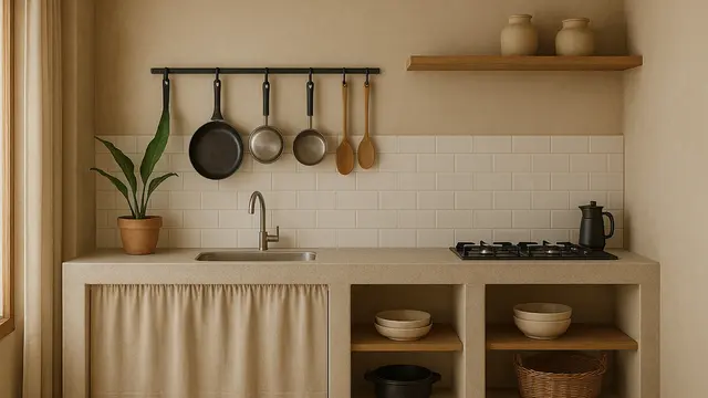 7 Desain Dapur Kecil Tanpa Kitchen Set yang Tetap Menawan, Solusi Praktis untuk Rumah Minimalis