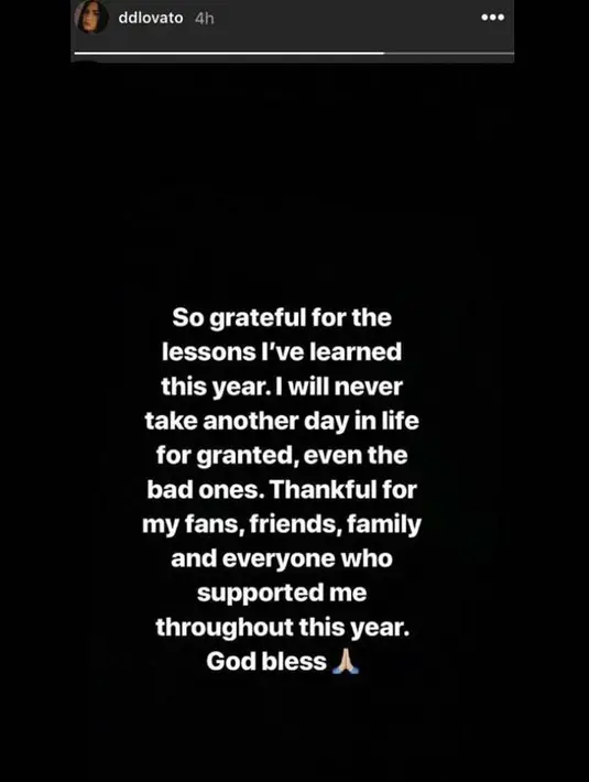 (Instagram/ddlovato)