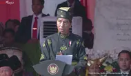 Presiden Joko Widodo (Jokowi) memimpin Upacara Peringatan Hari Lahir Pancasila di Monumen Nasional (Monas) Jakarta Pusat, Kamis (1/6/2023). Jokowi bertindak sebagai inspektur upacara. (Tangkapan layar YouTube Sekretariat Presiden)