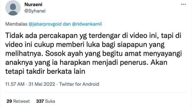 Cuitan soal Ridwan Kamil di Swiss. (Foto: Dok. Twitter @syhanei)