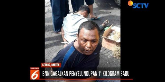 BNN Gagalkan Penyelundupan Sabu 11 Kilogram di Serang Banten