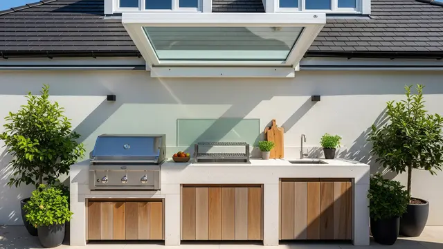 Contoh Dapur Belakang Rumah Ukuran Kecil yang Tidak Mudah Kena Tempias Hujan