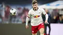 Timo Werner (RB Leipzig) - Werner berada diurutan kedua top skor sementara Bundesliga musim 2019/20. Penyerang 24 tahun ini telah mencetak 21 gol dari 25 laganya bersama Leipzig musim ini. (AFP/Odd Andersen)