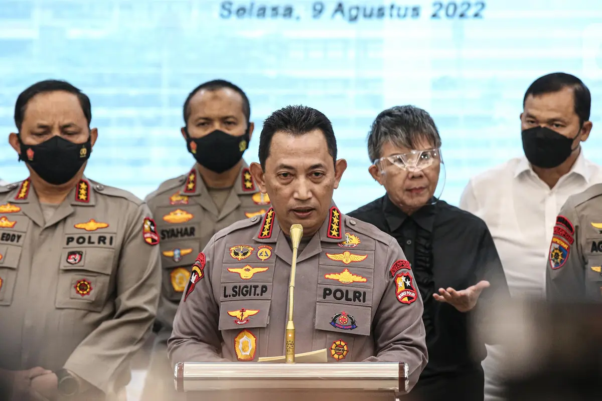 Kapolri Umumkan Irjen Ferdy Sambo Tersangka Pembunuhan Brigadir Yoshua