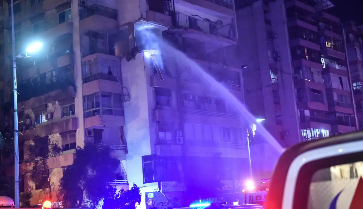 Dua orang dikabarkan tewas dalam serangan Israel di wilayah Beirut pada 30 September 2024. (Fadel ITANI/AFP)