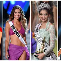 Claudia Barrionuevo, Monika Radulovic, Anindya Putri, dan Laura Spoya (AFP/Bintang.com)