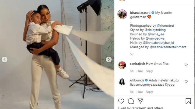 Kirana Larasati dan Kyo (RioMotret/ https://www.instagram.com/p/CQkc_VHsEFR/)
