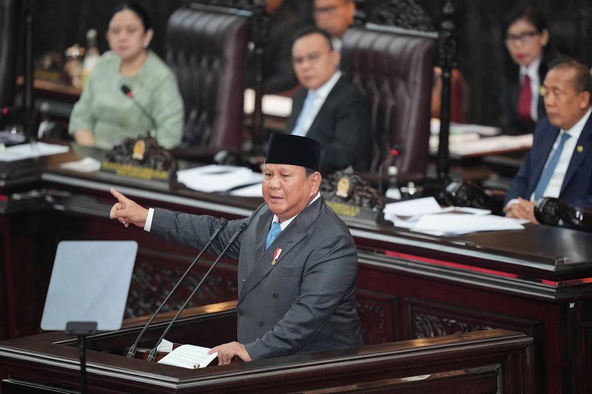 FOTO: Prabowo Sampaikan Arah Kebijakan Fiskal RAPBN 2027 di DPR