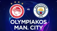 Liga Champions - Olympiakos Vs Manchester City (Bola.com/Adreanus Titus)