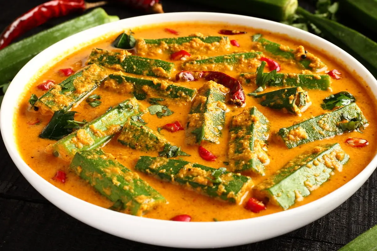 kari santan lodeh okra hijau