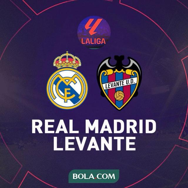 Real Madrid vs Levante, La Liga Spanyol