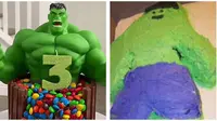 Ekspektasi vs realita kue ulang tahun (Sumber: Boredpanda)