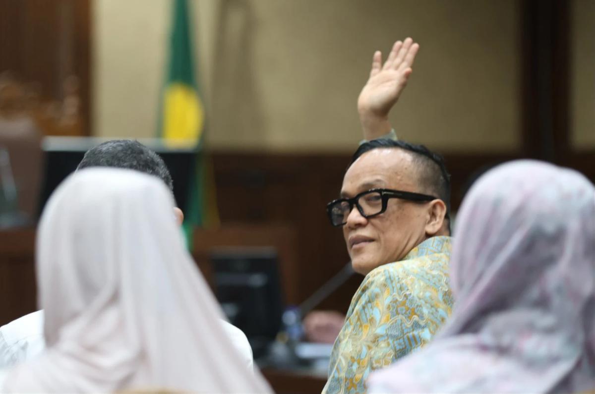 FOTO: Eks Wamenaker Noel Ebenezer Hadiri Sidang Perdana Kasus Pemerasan Sertifikat K3