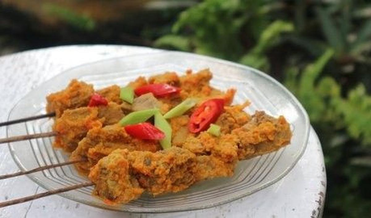 3. Resep Sate Daging Bumbu Rujak