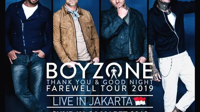 Tur konser Boyzone di Indonesia (Instagram Full Color Entertainment - fullcolorparty)