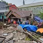 Banjir Bandang menerjang kawasan Cimahi Utara, Kota Cimahi pada 6 Januari 2024. (sumber foto: Biro Adpim Jabar)