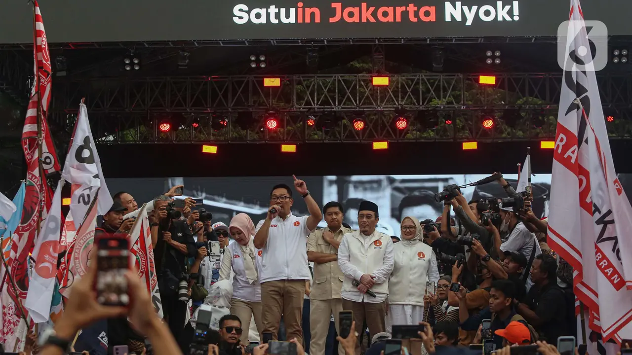 Jelang Masa Tenang Pilkada Serentak 2024, Ini Momen Pamungkas Kampanye Akbar Pasangan RIDO di Jakarta