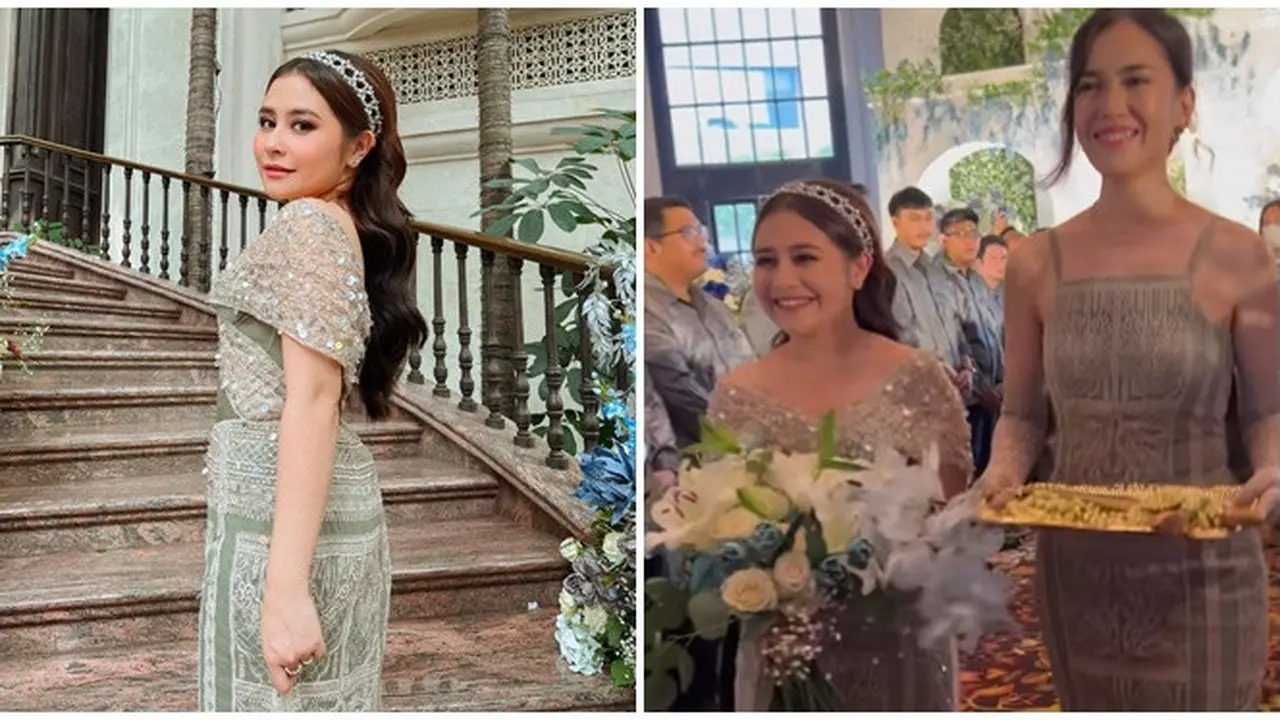6 Potret Prilly Latuconsina Jadi Bridesmaid di Pernikahan Sahabat, Didoakan Menyusul