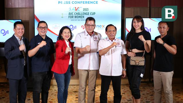 Konferensi pers AVC Challenge Cup 2023