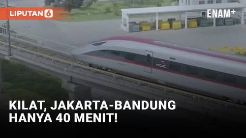 VIDEO: Keren! Intip Penampakan Kereta Cepat Jakarta-Bandung