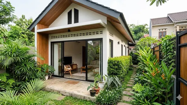 Rumah Minimalis Dengan Taman Mini