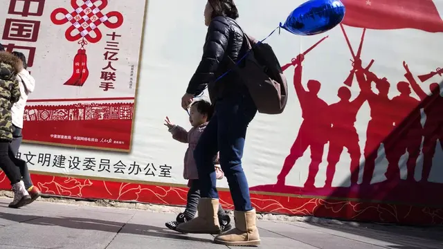 Ilustrasi anak di China. (Ng Han Guan/AP)
