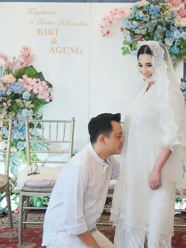 tasyakuran empat bulanan Kiki Amalia