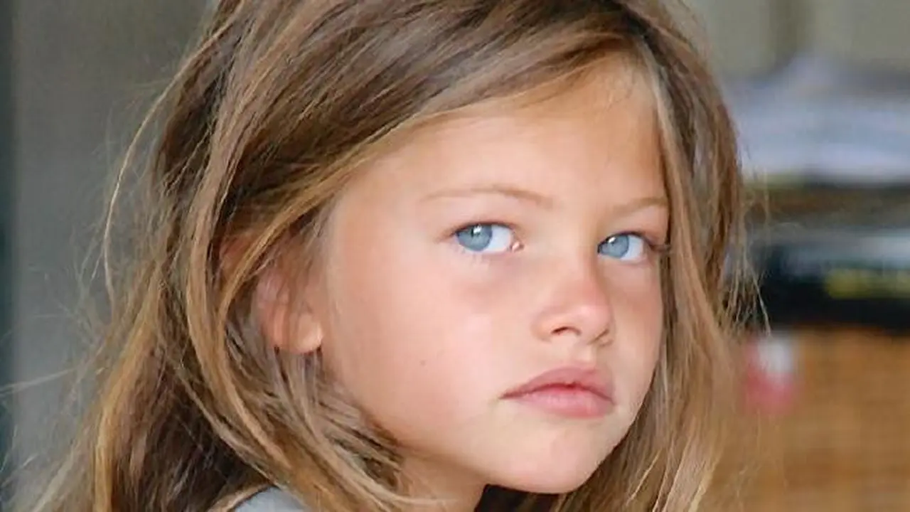 Model cantik Lena-Rose Blondeau saat berusia 4 tahun. (Vogue)