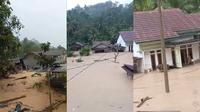 Puluhan rumah di Kecamatan Suoh, Kabupaten Lampung Barat diterjang banjir bandang. (Dok. Istimewa).