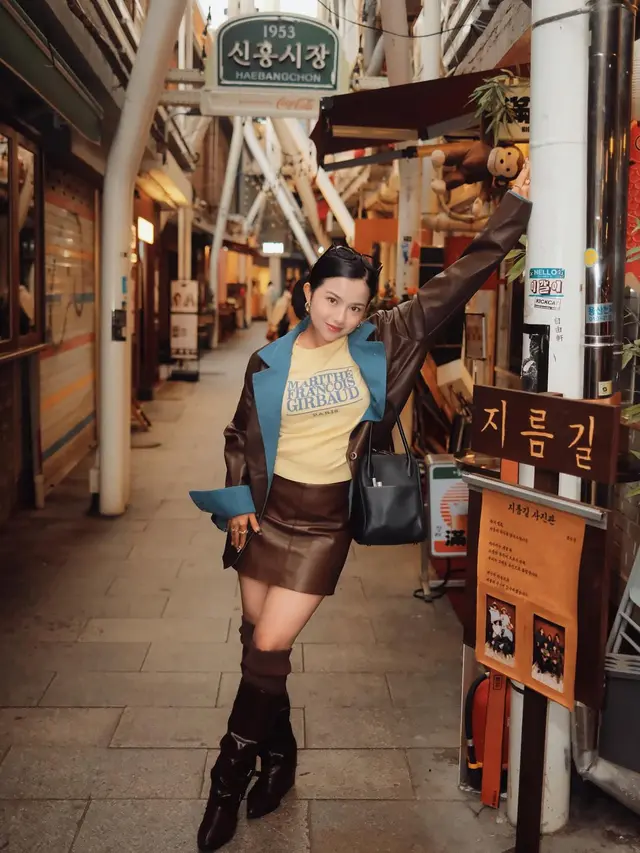 6 Potret Gaya Diva Azzura Liburan di Korea, Influencer K-Pop yang Jadi Sorotan