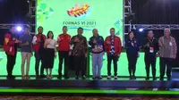 Rabu 6 Juli 2022 sampai Kamis, 7 Juli 2022 Festival Olahraga Rekreasi Nasional VI (FORNAS VI) akan digelar di Aryaduta, Palembang, Sumatera Selatan. (Liputan6.com/Nefri Inge)