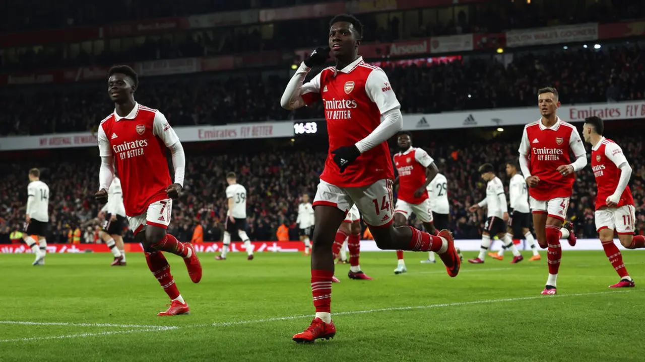 Eddie Nketiah, Arsenal vs Manchester United, Premier League