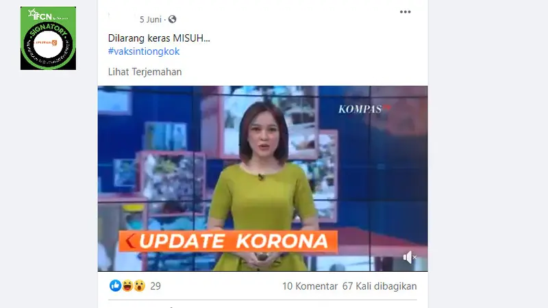 Cek Fakta Liputan6.com menelusuri klaim video pemberitaan BPOM menghentikan peredaran vaksin Covid-19 dari Tiongkok