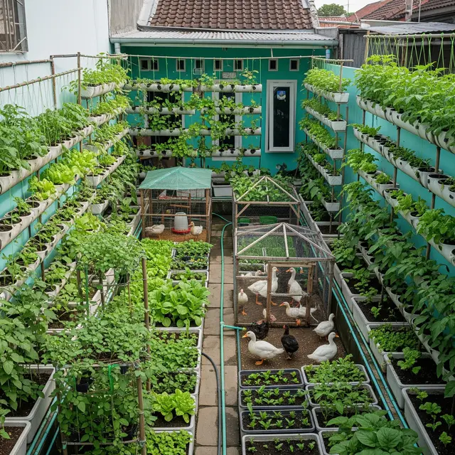 9 Tata Letak Halaman Produktif untuk Kebun dan Ternak agar Panen Sepanjang Tahun