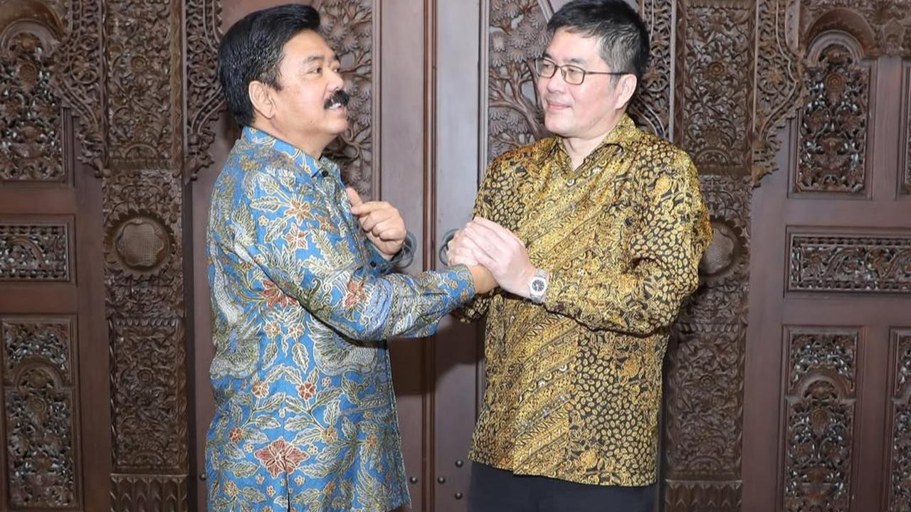 Eks Panglima TNI Kedatangan Sahabatnya Mantan Panglima Pertahanan Singapura