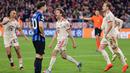 Pada menit ke-85, Thomas Muller berhasil mencetak gol penyeimbang. (Alexandra BEIER/AFP)