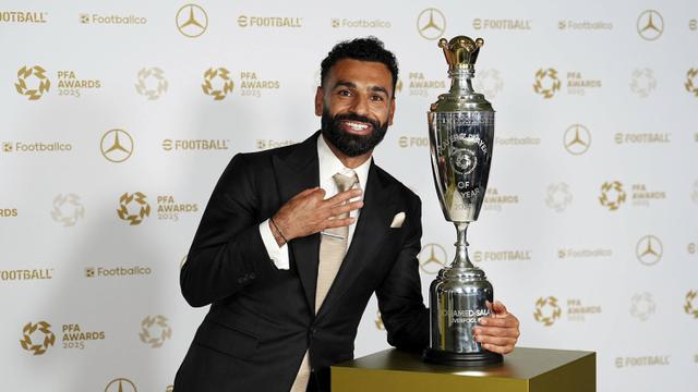 Foto: Rekor Gila Mohamed Salah setelah Sabet PFA Player of The Year yang Ketiga